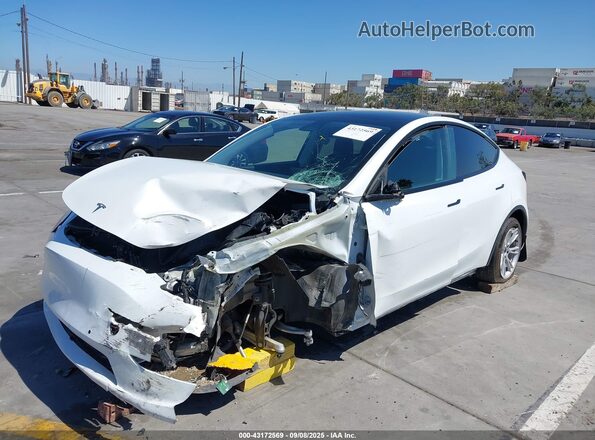 5YJYGDEE2MF270641 2021 TESLA MODEL Y White წინა ხედი