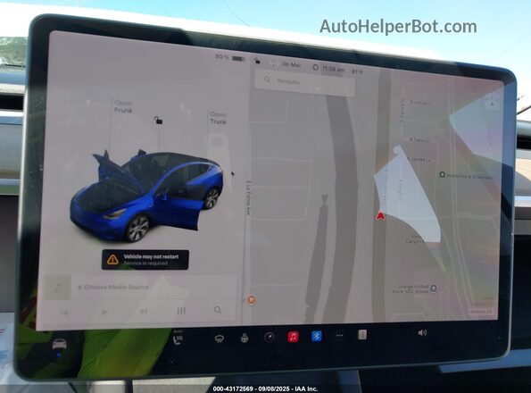 5YJYGDEE2MF270641 2021 TESLA MODEL Y White 