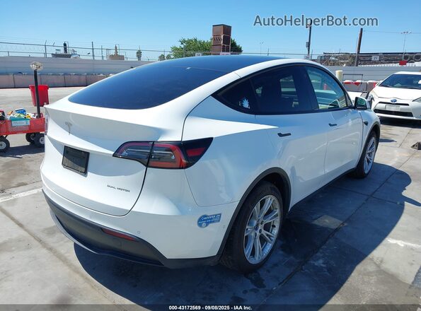 5YJYGDEE2MF270641 2021 TESLA MODEL Y White უკანა მარჯვენა