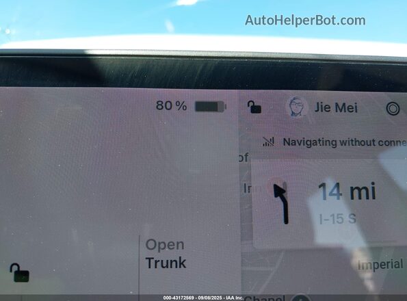 5YJYGDEE2MF270641 2021 TESLA MODEL Y White 