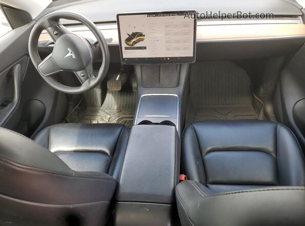 5YJYGDEE3MF148774 2021 TESLA MODEL White Առջևի վահանակի տեսք