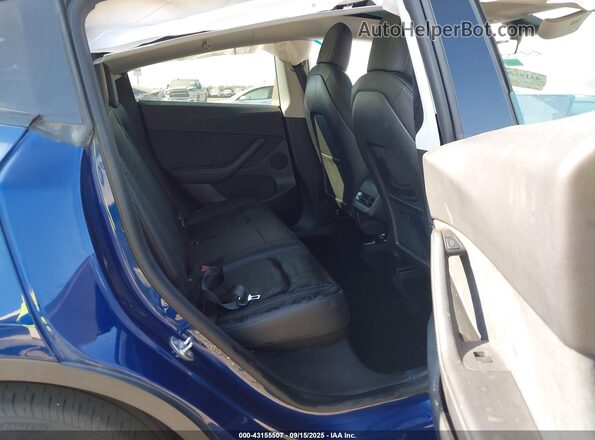5YJYGDEE3MF196663 2021 TESLA MODEL Y Синий Вид наклейки с VIN-кодом