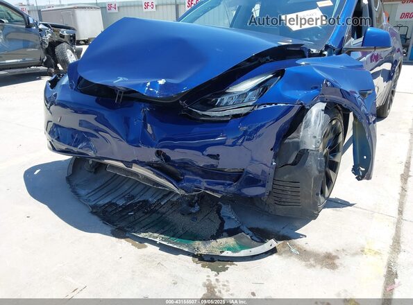 5YJYGDEE3MF196663 2021 TESLA MODEL Y Синий Вид спереди