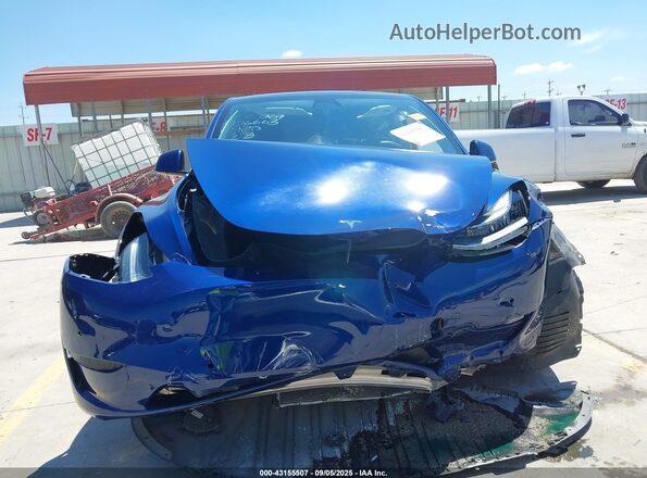 5YJYGDEE3MF196663 2021 TESLA MODEL Y Синий Вид панели приборов