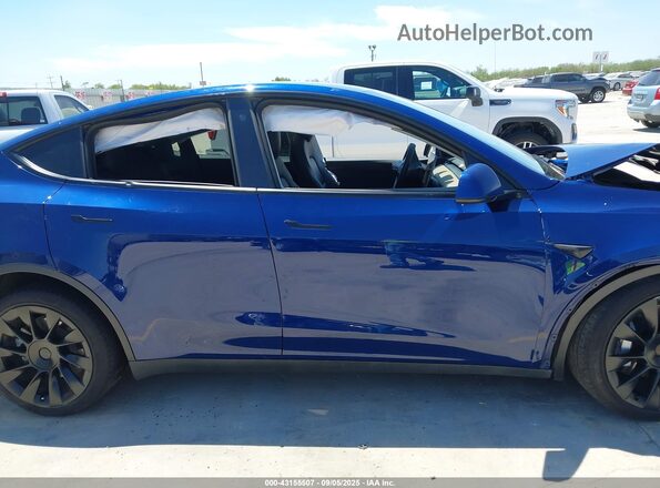 5YJYGDEE3MF196663 2021 TESLA MODEL Y Синий Вид щитка приборов