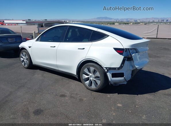 5YJYGDEE3MF219908 2021 TESLA MODEL Y White Rear left