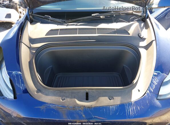 5YJYGDEE3MF303713 2021 TESLA MODEL Y Синий Вид сзади