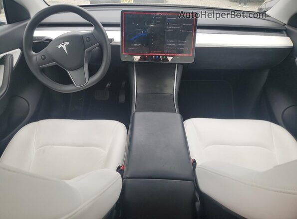 5YJYGDEE4LF020963 2020 TESLA MODEL Blue Widok deski rozdzielczej