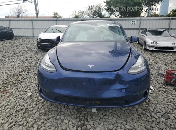 5YJYGDEE4LF020963 2020 TESLA MODEL Blue Widok z przodu