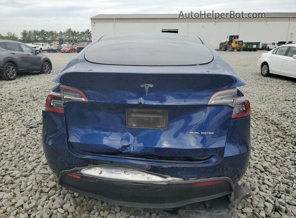 5YJYGDEE4LF020963 2020 TESLA MODEL Blue Widok z tyłu