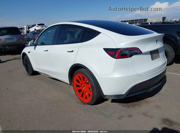 5YJYGDEE4MF212398 2021 TESLA MODEL Y White Հետևի ձախ