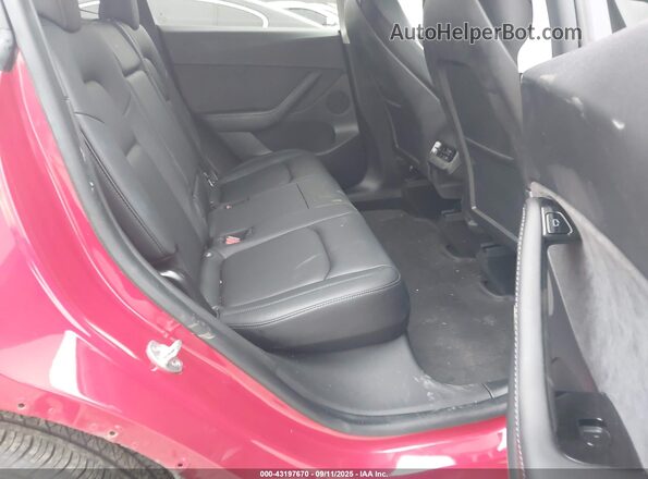 5YJYGDEE5MF079246 2021 TESLA MODEL Y Red Вид наклейки з VIN-кодом