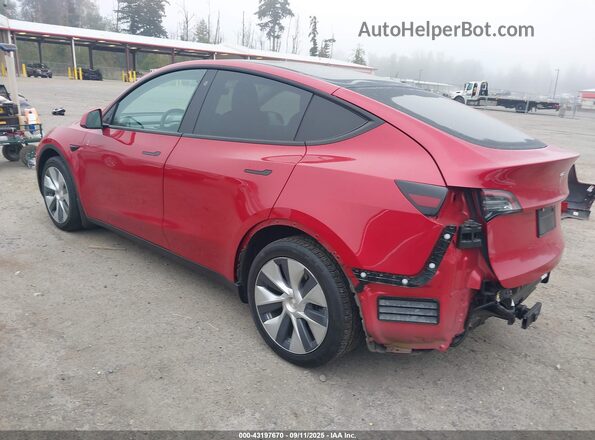 5YJYGDEE5MF079246 2021 TESLA MODEL Y Red Задня ліва чверть