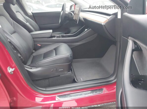 5YJYGDEE5MF079246 2021 TESLA MODEL Y Red Вид салону спереду