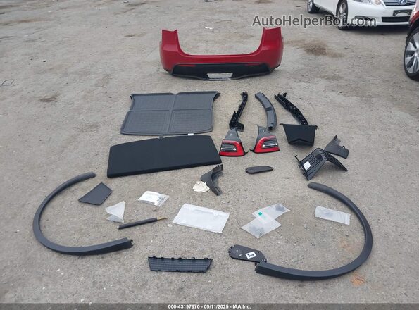 5YJYGDEE5MF079246 2021 TESLA MODEL Y Red Вид щитка приладів