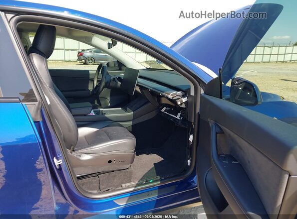 5YJYGDEE5MF176933 2021 TESLA MODEL Y Blue Սալոնի դիմացի տեսք