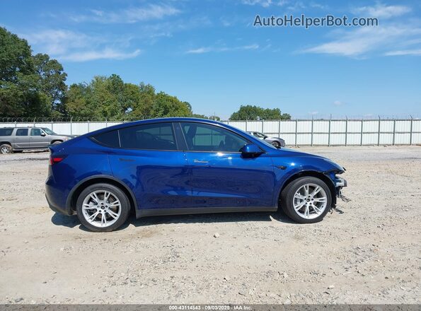 5YJYGDEE5MF176933 2021 TESLA MODEL Y Blue Սալոնի 360 աստիճան տեսք