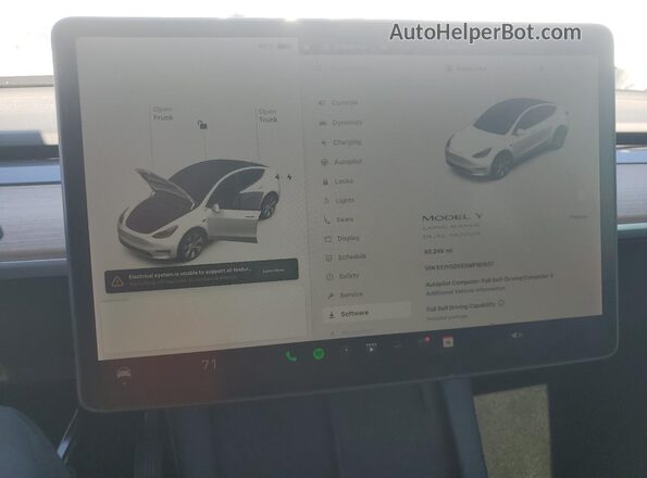 5YJYGDEE5MF181937 2021 TESLA MODEL White 