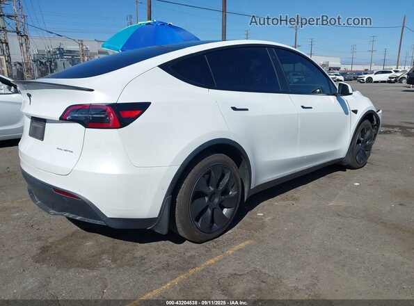 5YJYGDEE5MF214824 2021 TESLA MODEL Y White Հետևի աջ