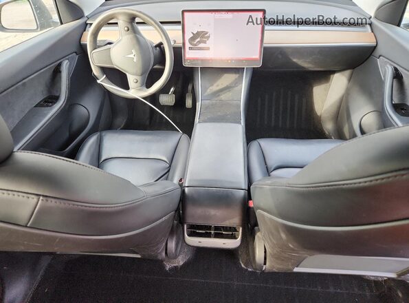 5YJYGDEE6LF006191 2020 TESLA MODEL Gray Вид панелі приладів