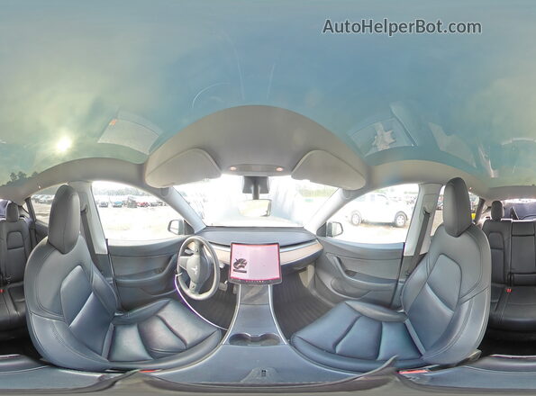 5YJYGDEE6LF006191 2020 TESLA MODEL Gray Панорамний вид салону 360°