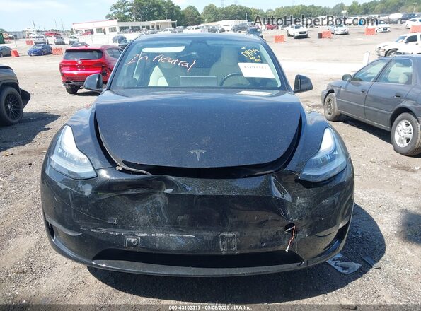 5YJYGDEE6MF080874 2021 TESLA MODEL Y Black Առջևի վահանակի տեսք