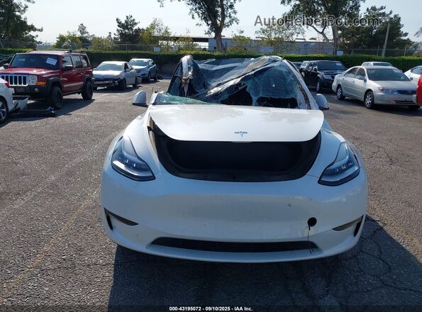 5YJYGDEE6MF229946 2021 TESLA MODEL Y White ხელსაწყოთა პანელის ხედი