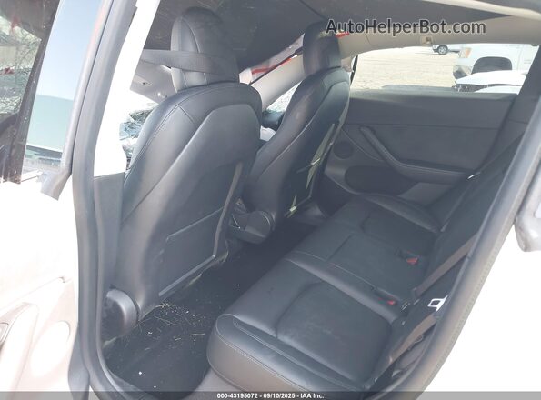 5YJYGDEE6MF229946 2021 TESLA MODEL Y White VIN კოდის სტიკერის ხედი
