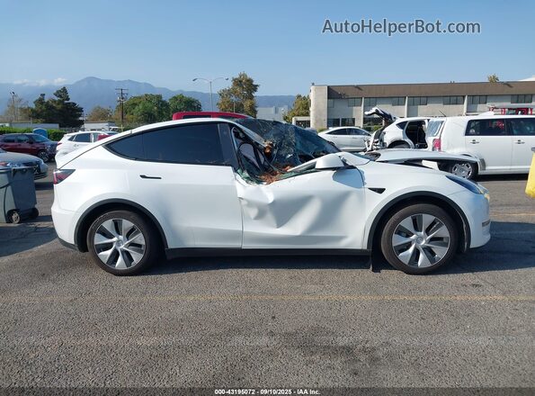 5YJYGDEE6MF229946 2021 TESLA MODEL Y White უკანა სალონის ხედი