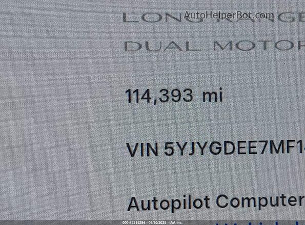 5YJYGDEE7MF141276 2021 TESLA MODEL Y Red 