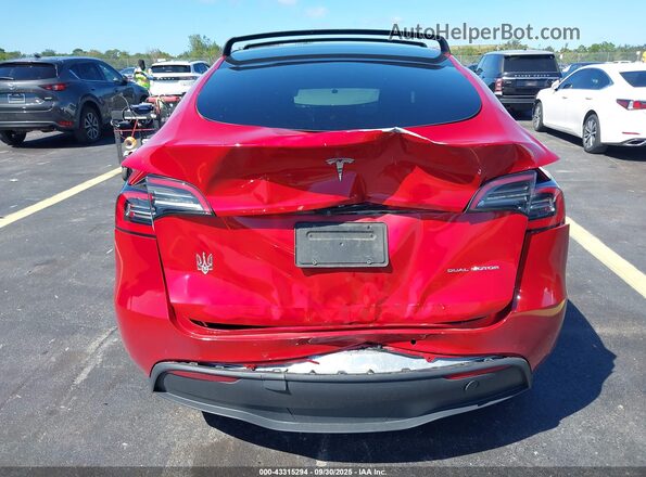 5YJYGDEE7MF141276 2021 TESLA MODEL Y Red წინა ხედი