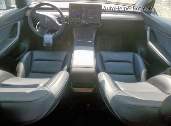 5YJYGDEE8MF200478 2021 TESLA MODEL Blue Առջևի վահանակի տեսք