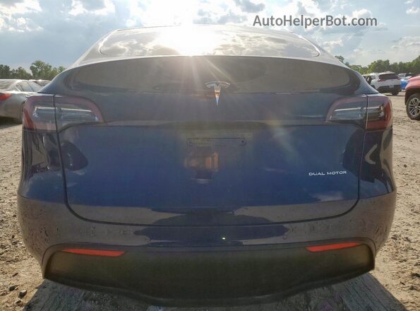 5YJYGDEE8MF200478 2021 TESLA MODEL Blue Հետևի տեսք