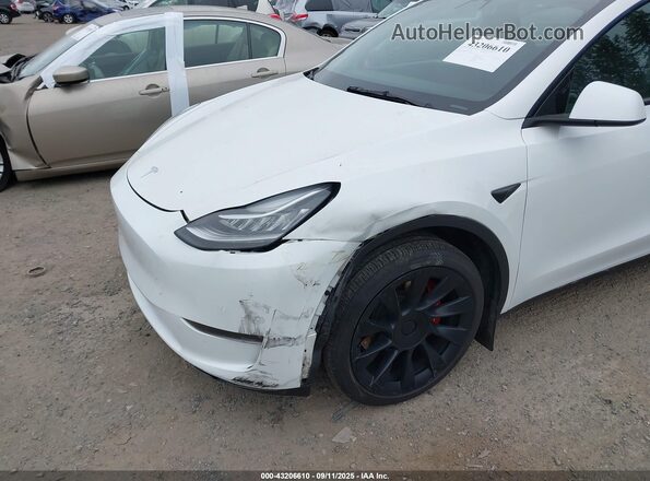5YJYGDEE8MF241287 2021 TESLA MODEL Y White Front view