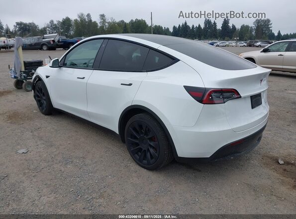 5YJYGDEE8MF241287 2021 TESLA MODEL Y White Rear left