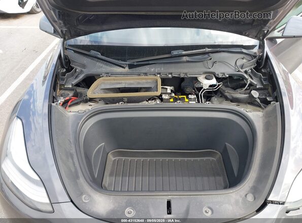 5YJYGDEE9MF173288 2021 TESLA MODEL Y Gray უკანა ხედი