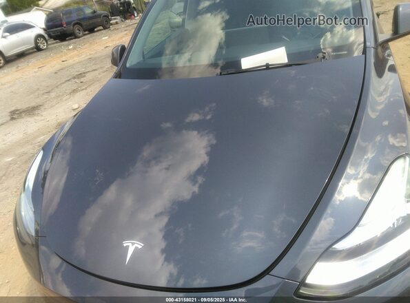 5YJYGDEEXMF300985 2021 TESLA MODEL Y Black Հետևի տեսք