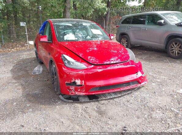 5YJYGDEF0MF141015 2021 TESLA MODEL Y Red 