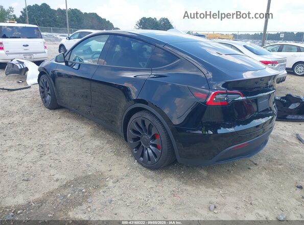 5YJYGDEF1MF121694 2021 TESLA MODEL Y Black Trasero izquierdo