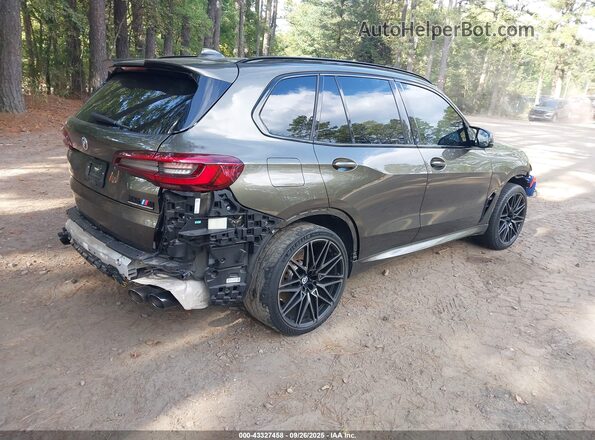 5YMJU0C02N9J27363 2022 BMW X5 Green Задня права чверть