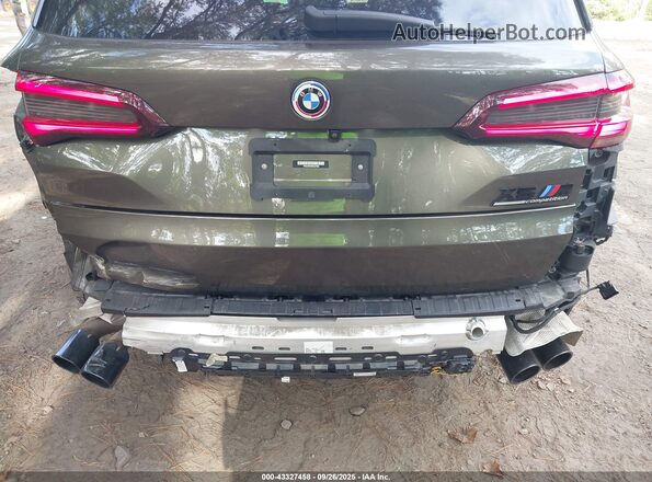 5YMJU0C02N9J27363 2022 BMW X5 Green Вид спереду