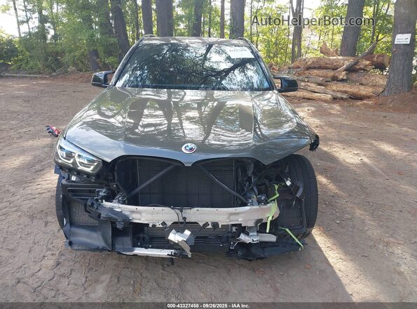 5YMJU0C02N9J27363 2022 BMW X5 Green Вид щитка приладів
