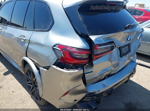 5YMJU0C04L9B05705 2020 BMW X5 Silver Front view