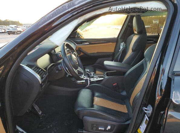 5YMTS0C04M9G46933 2021 BMW X3 Black Front interior view