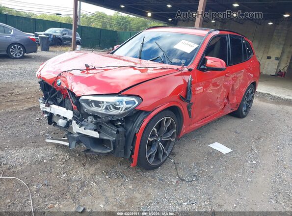 5YMTS0C05L9B41658 2020 BMW X3 Красный Передняя левая четверть