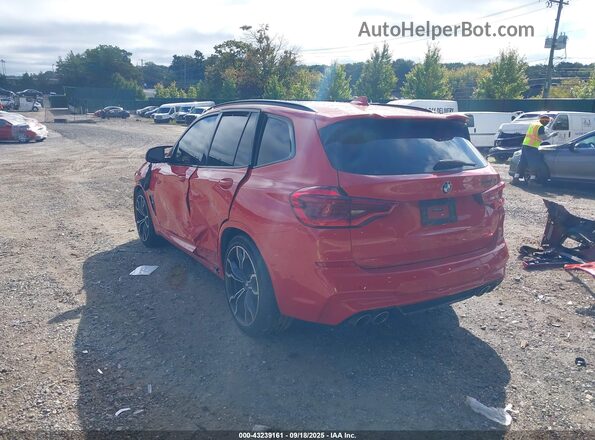 5YMTS0C05L9B41658 2020 BMW X3 Красный Задняя левая четверть