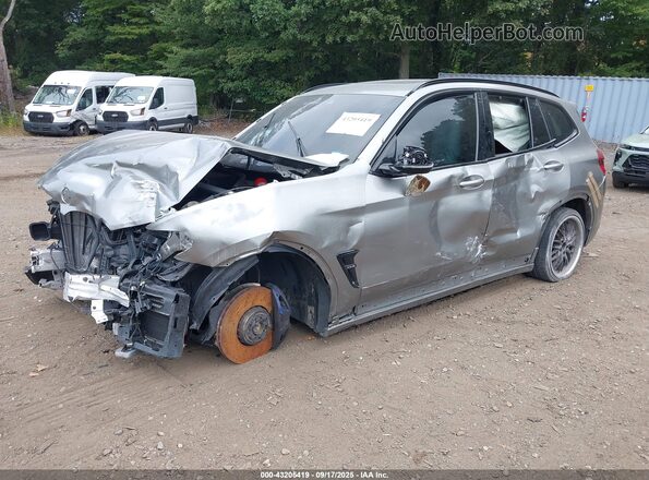 5YMTS0C06M9H92430 2021 BMW X3 Gray Vista tres cuartos delantera izquierda