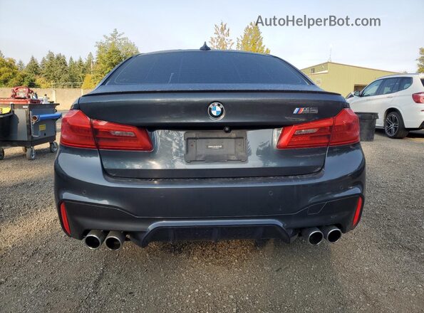 WBSJF0C59JB283958 2018 BMW M5 Black Front interior view
