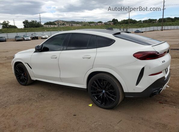 5UXCY4C07M9E05557 2021 BMW X6 White 