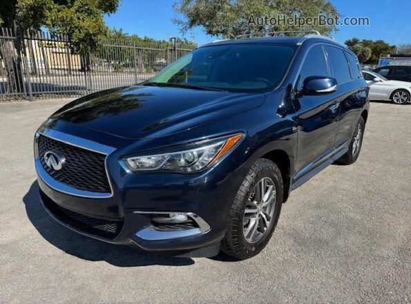 5N1DL0MM9LC538281 2020 INFINITI QX60 Blue Հետևի ձախ